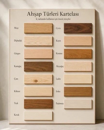 İç Mekanda Ahşap Seçimi